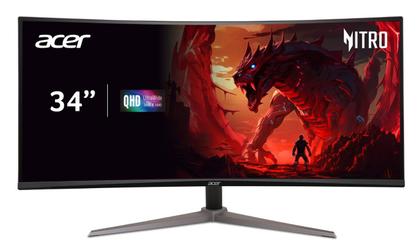 Imagem de Monitor 34" Acer Gamer Nitro ED340CU Curvo 100HZ 1MS QHD HDR10