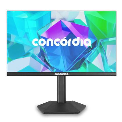 Imagem de Monitor Concórdia P2404 24'' IPS HDMI DP VGA e 4 USB 3.2 Com Ajuste de Altura e Rotação