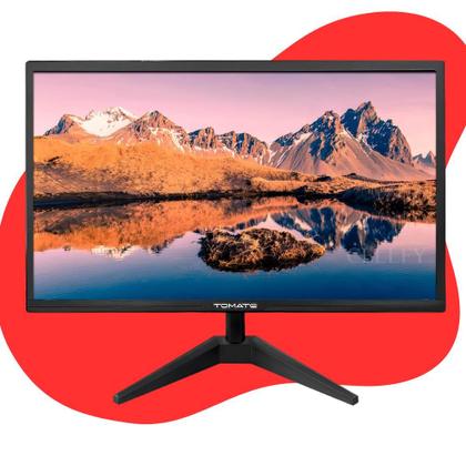 Imagem de Monitor Full HD LED 21 Pol Ultra Slim Tela 60Hz FHD Preto para Computador de Mesa