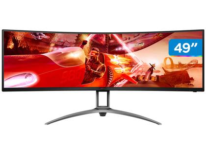 Imagem de Monitor Gamer Curvo AOC Agon AG493QCX/FG 49" DFHD 144Hz 1ms 2 HDMI DisplayPort FreeSync