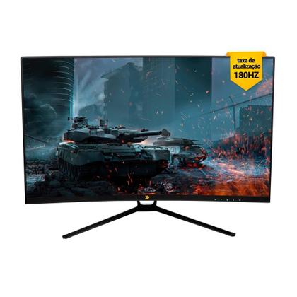 Imagem de Monitor Gamer Curvo KBM! GAMING MG320 27", 180Hz, Full Hd, 1ms, DisplayPort e HDMI, Adaptive Sync, Ajuste De Ângulo - KGMG32027PT