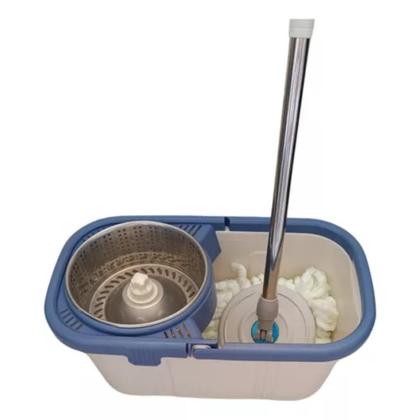 Imagem de Mop Esfregão Balde 18 Litros Rodo Passa Centrifuga Giratória