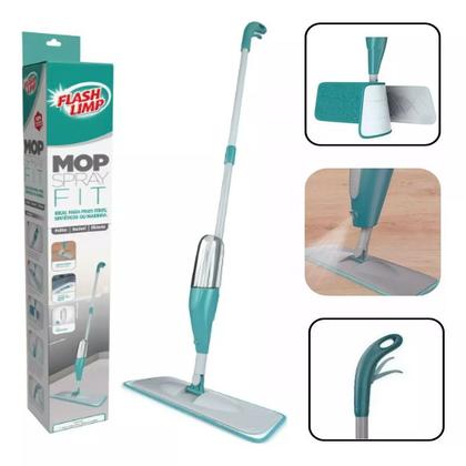 Imagem de Mop Spray Fit Com Reservatorio 365ml e Cabo 128cm modelo MOP0556 FLASHLIMP 