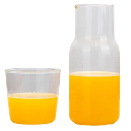 Imagem de Moringa Garrafa Copo Sucos Água Bebidas Vidro Resistente