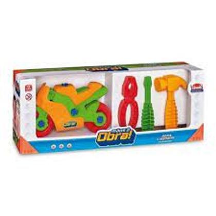 Imagem de Moto de Brinquedo Spiryt brinquedo acompanha ferramentas para brinca de desmontar