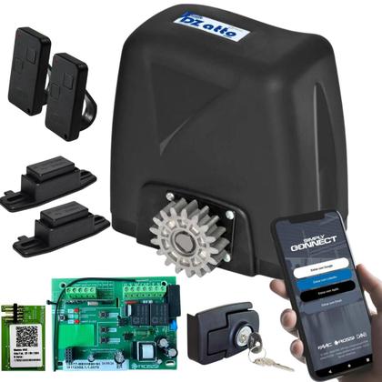 Imagem de Motor Portão Residencial Dz Atto Turbo Wifi App Celular Android iOS 350kg Rossi 220v