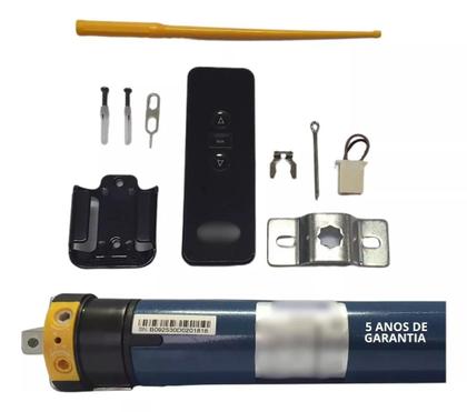 Imagem de Motor Tubular 20n 220v Com Controle Projetor Cortina Rolô