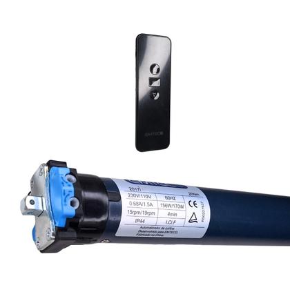 Imagem de Motor Tubular 20n Bivolt C/ Controle P/ Persianas/ Cortinas Rolô/ Telas de Projeção/ Toldos