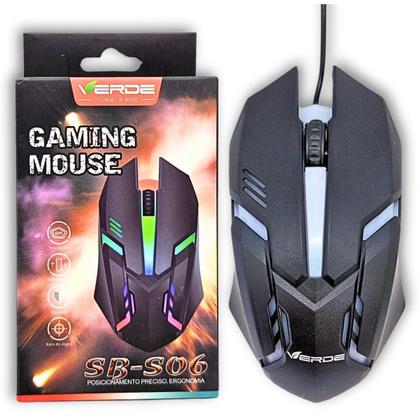 Imagem de Mouse Gamer Para Jogo 1200 Dpi Óptico Com Led Rgb Usb