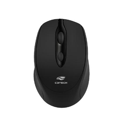 Imagem de Mouse Sem Fio C3Tech M-BT30BK, Recarregável, Dual Mode (Bluetooth/2.4GHz), Preto