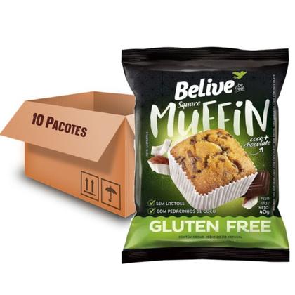 Imagem de Muffin BELIVE Coco com Chocolate 10x40g