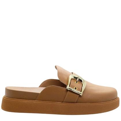 Imagem de Mule Feminino Casual Dia a Dia Flatform Bico Redondo Vizzano 1434.101