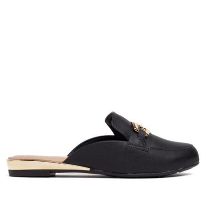 Imagem de Mule Feminino Modare com Detalhe Metalizado Preto