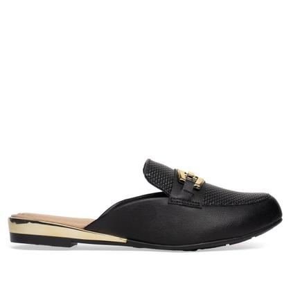 Imagem de Mule Feminino Modare Napa Tressê e Textura Preto