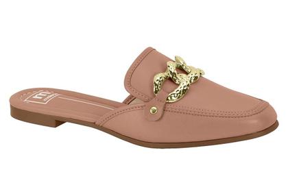 Imagem de Mule Feminino Moleca com detalhe de corrente Dourado