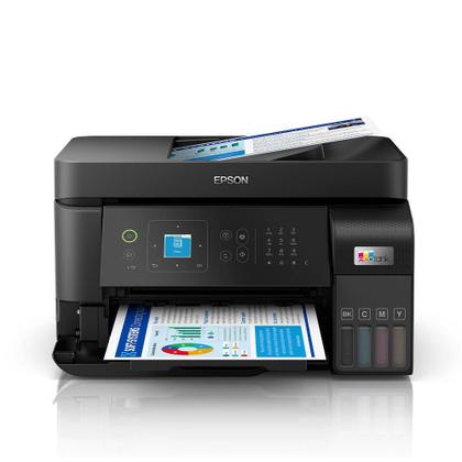 Imagem de Multifuncional Epson, Jato de Tinta, EcoTank L5590, Colorido, USB, Wireless, Bivolt, Preto - L5590