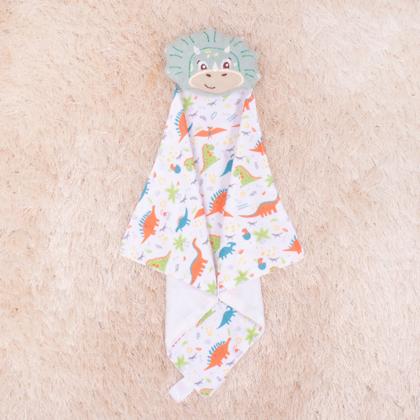 Imagem de Naninha Bebê Safari Bichinhos Fofos de Pelúcia Com Prendedor de Chupeta Antialérgico!