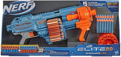 Imagem de Nerf Elite 2.0 Shockwave Tambor 15 Dardos Original Hasbro