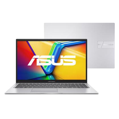 Imagem de Notebook Asus Vivobook 15 X1504za Intel Core I5 1235u 8GB RAM SSD 512GB Tela 15,6" Fhd Windows 11 Home Silver - Nj986w