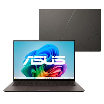 Imagem de Notebook ASUS Zenbook S14 OLED UX5406SA Intel Core Ultra 7 256V 16Gb Ram 1TB SSD Windows 11 Home Tela 14" FHD 120Hz Gray - PZ176W