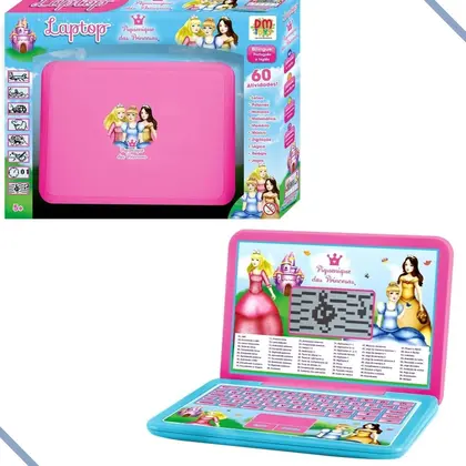 Imagem de Notebook Laptop Infantil 60 Funções Computador Didático