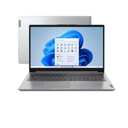 Imagem de Notebook Lenovo Ultrafino IdeaPad 1i i3-1215U, 15.6" 4GB, 256GB SSD, Intel UHD Graphics, 82VY000TBR Cloud Grey