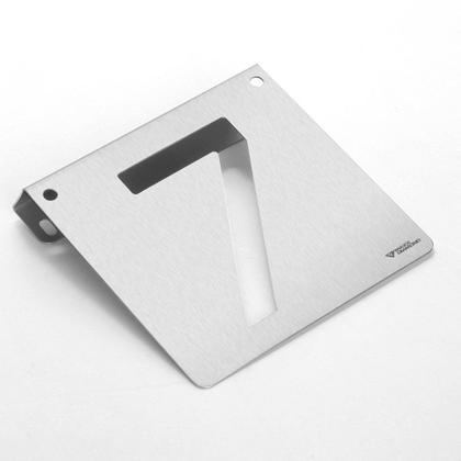 Imagem de Número 7 residencial - Inox- Pode ser utilizado com Led