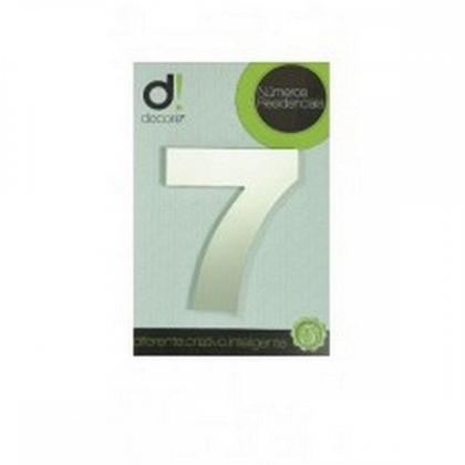 Imagem de Numero Aluminio Espelhado No.7 - 20Cm