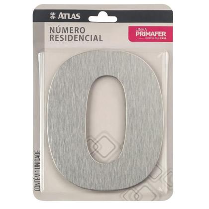 Imagem de Número Residencial 0 Escovado - Atlas