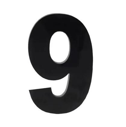 Imagem de Número Residencial Numeral N.9 60Mm Espelhado
