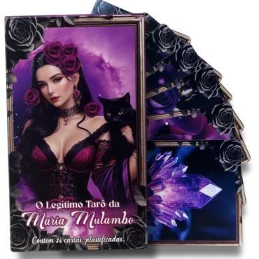 Imagem de O Legitimo Taro da Maria Mulambo 36 Cartas Plastif e Manual