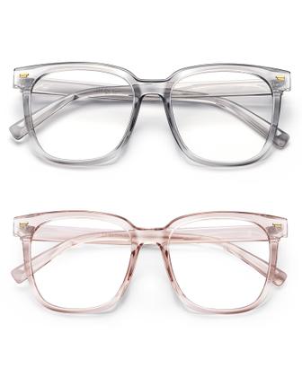 Imagem de Óculos bloqueadores de luz azul PANNER, pacote com 2 unidades, quadrados grandes