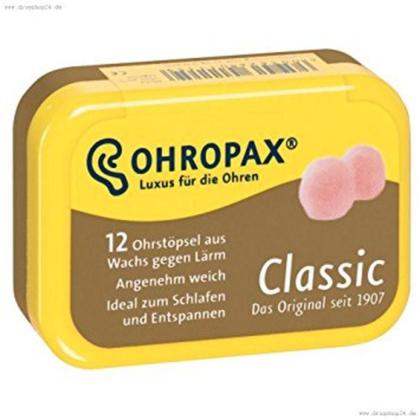 Imagem de Ohropax Classic Protetor Auricular de Cera 6 Pares 22 dB