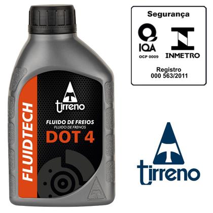 Imagem de Oleo / Fluido de Freio e Embreagem Hidráulica Dot 4 500ML Original Tirreno Homologado GM VW Ford Fiat aprovado INMETRO