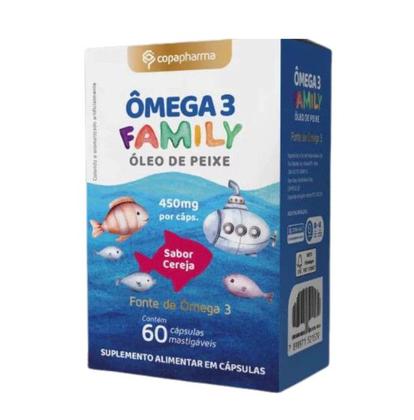 Imagem de Omega 3 Family com 60 Capsulas Mastigaveis - Copapharma