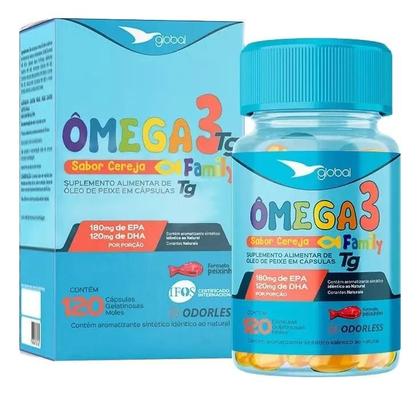Imagem de Ômega 3 Peixinho 18 Epa 12 Dha Family Global 120 Cápsulas Sa