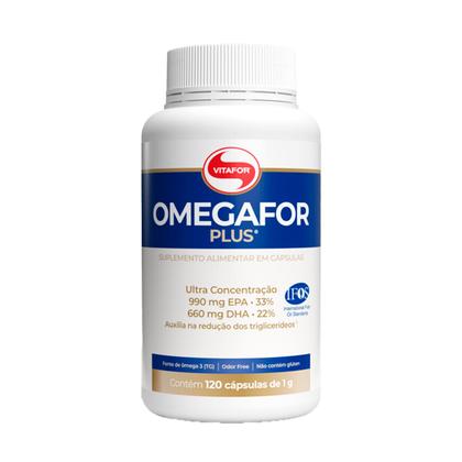 Imagem de Omegafor Plus + EPA + DHA  Ultraconcentração  120 Cápsulas -Vitafor