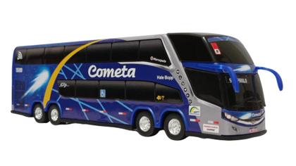 Imagem de Ônibus Brinquedo Miniatura Cometa 1800Dd G7 - Escala 1/43