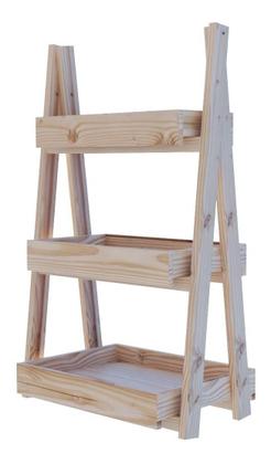 Imagem de Organizador Aparador Madeira Com Nichos Cozinha Dispensa