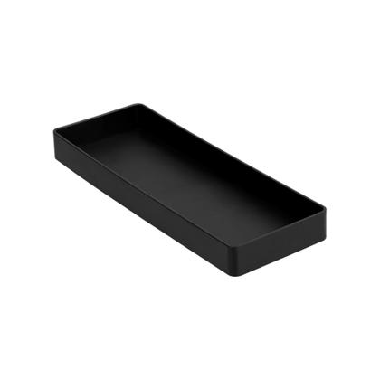 Imagem de Organizador de mesa Amazon Basics retangular de plástico preto