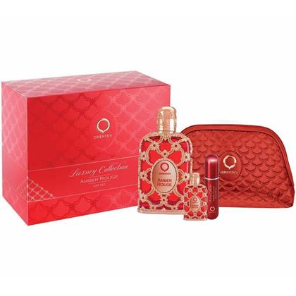 Imagem de Orientica Kit Amber Rouge Edp 80ml + Miniatura 7,5ml + Atomizer + Necessaire - ORIENTICA ROYAL AMBER