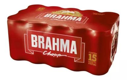 Imagem de Pack Cerveja Brahma Chopp Lata 269ml - 15 Unidades