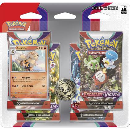 Imagem de Pack Quádruplo Pokémon Violeta Escarlate - Arcanine -  Pokémon TCG