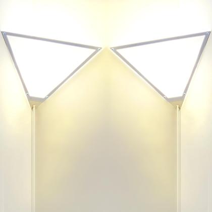 Imagem de Pacote com 2 Corner Light LuoLiita, plug-in moderno, branco