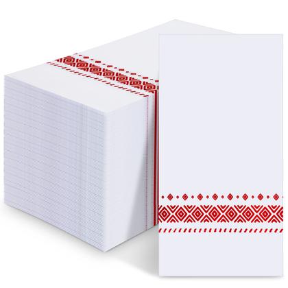 Imagem de Pacote de 200 toalhas de mão descartáveis Spiareal para banheiro de hóspedes