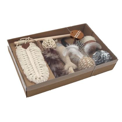 Imagem de Pacote premium de 6 sortimentos Cat Toy Jumpaws com Catnip e Silvervine