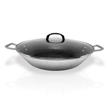 Imagem de Paellera 40cm Teflon Antiaderente com Tampa de Vidro