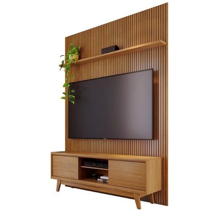 Imagem de Painel E Bancada Tv 65 Polegadas Cm Milo Madetec Cumaru
