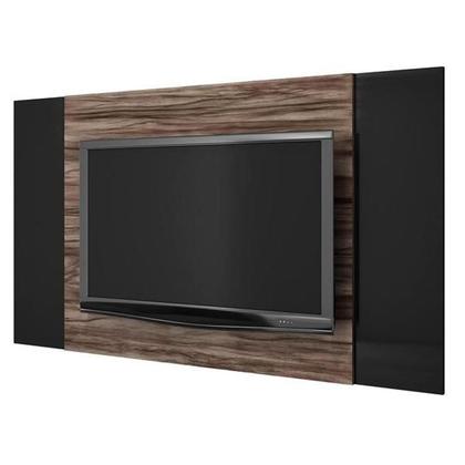 Imagem de Painel Extensível Astro Para Tv Carvalho Tato/Preto - Dj Móveis