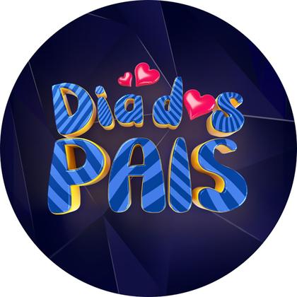 Imagem de Painel Festa Redondo C/ Elástico 1,50m Dia Dos Pais